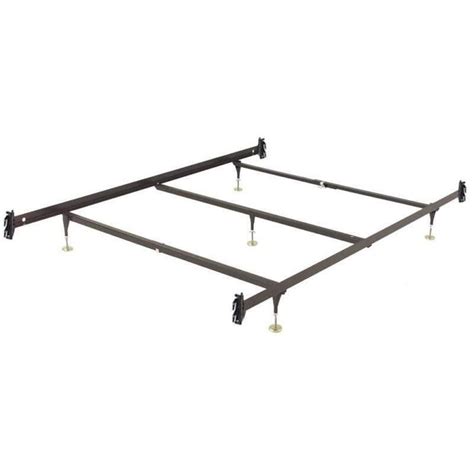 queen metal bed frame with headboard brackets|metal headboards and footboards queen.